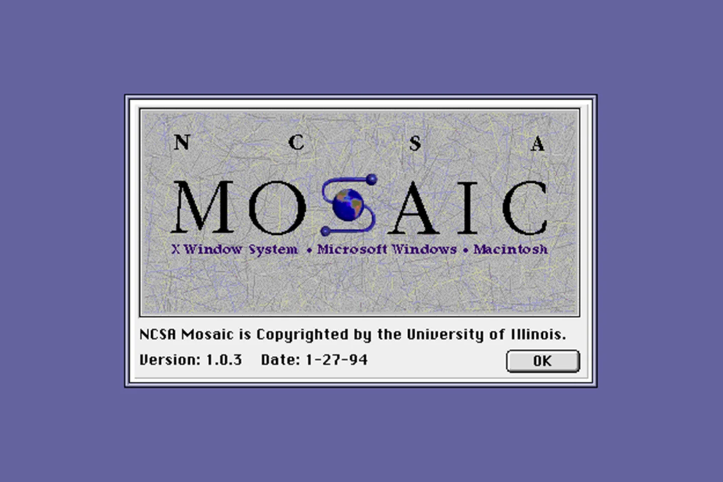 Mosaic Web Browser Screenshot